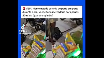 Mendigo Recebe Muito Saco thumbnail