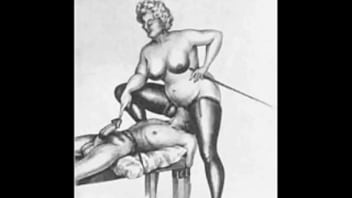Retro erotic drawings