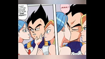 Vegeta con número 18 y bulma edit