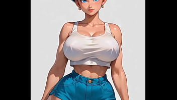 Vegeta con número 18 y bulma edit