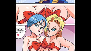 Vegeta con número 18 y bulma edit