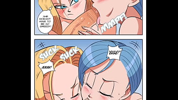 Vegeta con número 18 y bulma edit