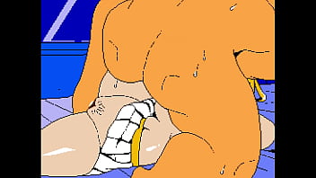 Cute blonde girl shows her panties and gets fucked leg raised cum goddess emi sex scene cgi