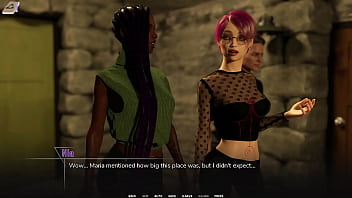 Taboo university #94 big titty emo college girl gets conforted by busty black girl with tattoos