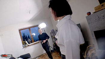 Casting of elora mancini french milf turns in hard threesome with nikao and terry kemaco