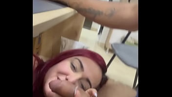 I surprise my boss masturbating and i fuck her