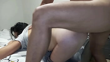 Unfaithful stepmom milf cheating her husband with stepson like a slut