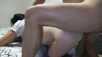 Unfaithful stepmom milf cheating her husband with stepson like a slut