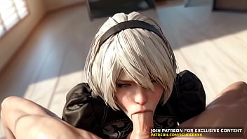 Nier automata 2b blowjob dick ride Nier automata 2b blowjob dick ride