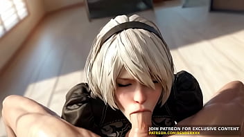 Nier automata 2b blowjob dick ride Nier automata 2b blowjob dick ride