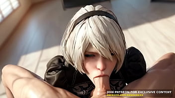 Nier automata 2b blowjob dick ride Nier automata 2b blowjob dick ride