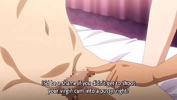 Cute femboy fucked by two women