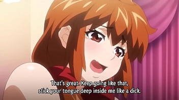 Cute femboy fucked by two women