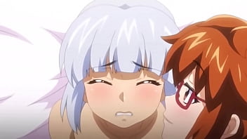 Cute femboy fucked by two women