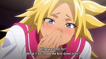 Cute femboy fucked by two women