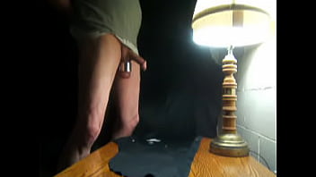 Cumshot on table