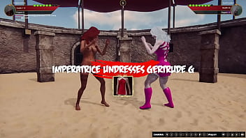 Imperatrice vs gertrude nf3d lesbian sex battle combat competitive intercourse