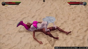 Imperatrice vs gertrude nf3d lesbian sex battle combat competitive intercourse