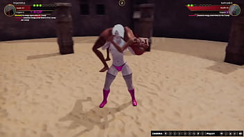 Imperatrice vs gertrude nf3d lesbian sex battle combat competitive intercourse