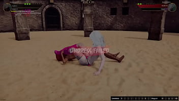 Imperatrice vs gertrude nf3d lesbian sex battle combat competitive intercourse