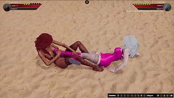 Imperatrice vs gertrude nf3d lesbian sex battle combat competitive intercourse