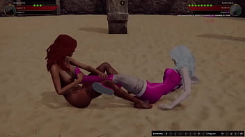 Imperatrice vs gertrude nf3d lesbian sex battle combat competitive intercourse