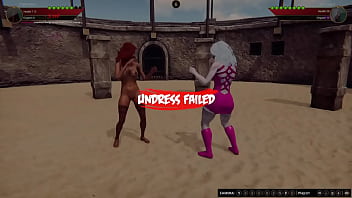 Imperatrice vs gertrude nf3d lesbian sex battle combat competitive intercourse