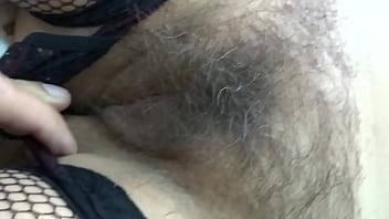 Look at my big hairy pussy after having fucked would you lick it would they fuck me