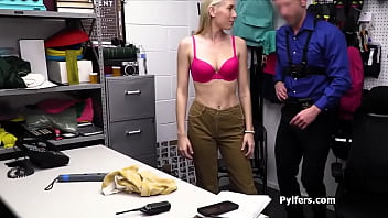 Big tit blonde thief wants to get fucked