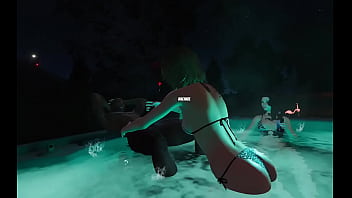 Swing nigth with couple interracial gameplay