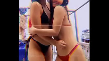 Duas gatinhas de biquíni mostrando todo seu amor gostosas vem q tem novinhas 2022