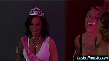 Abigail & Brandy Lesbians In Punishing Sex Game Using Toys Clip 04 thumbnail