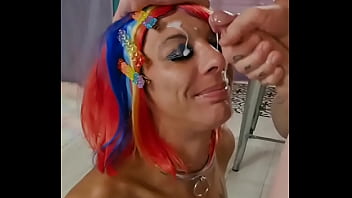Doesn't she look so pretty princessplaytm #princess #cumshot #facial