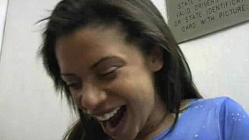 I sneak black bj as i fuck husband thrue gloryhole 2