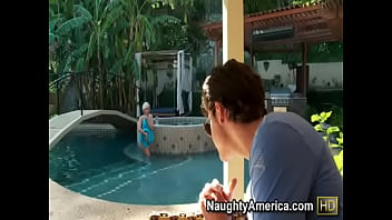 Skinny dip that turns into afternoon sex with the hot blonde kelly surfer