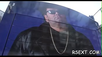 Beef bayonet for an admirable brunette gf martina