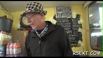 Beef bayonet for an admirable brunette gf martina