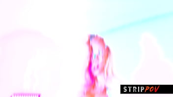 Hot secretary milf stripteases and grinds her ass until you nuts