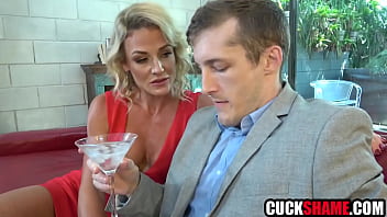 Wife cucks husband to help him seal business deal