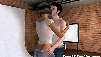 Tasty 3d Brunette Babe Getting Her Pussy Humped thumbnail