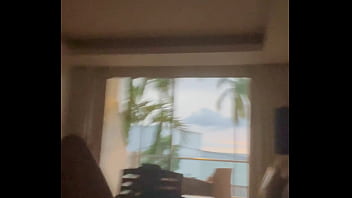 Zapatits big tits on the hotel bed