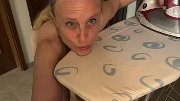 Special excitement when ironing