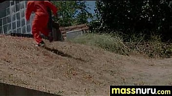 Nuru massage ends with a hot shower fuck 14