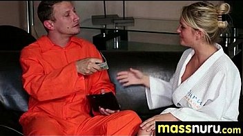 Nuru massage ends with a hot shower fuck 14