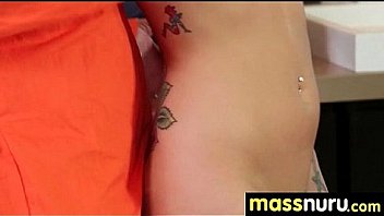 Nuru massage ends with a hot shower fuck 14