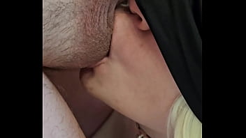 Tits out blindfold on — kimmi leon’s cum swallow training begins