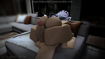 The hot milf living next to me comes over to pleasure me greatly~ s34 short