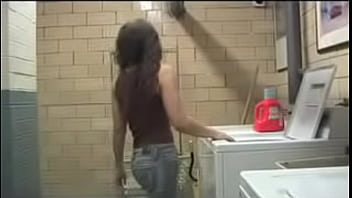 Laundry girl classic video my first masturbation