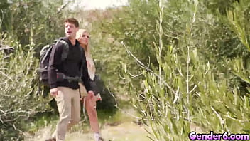 Handsome Guy Michael Delray Fucked Ts Angellica Good Outdoor thumbnail