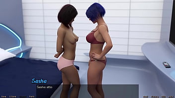 Stranded in space #152 cute virgin girl next door cums hard after big white dick and busty blue hair milf touch her